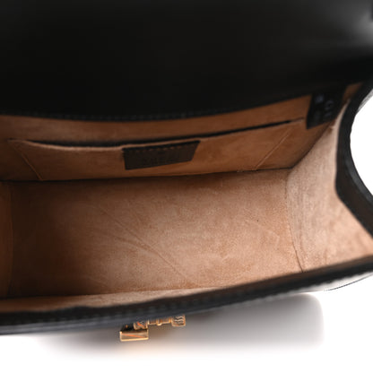 Gucci Calfskin Mini Sylvie Top Handle Bag Black 4 of 9
