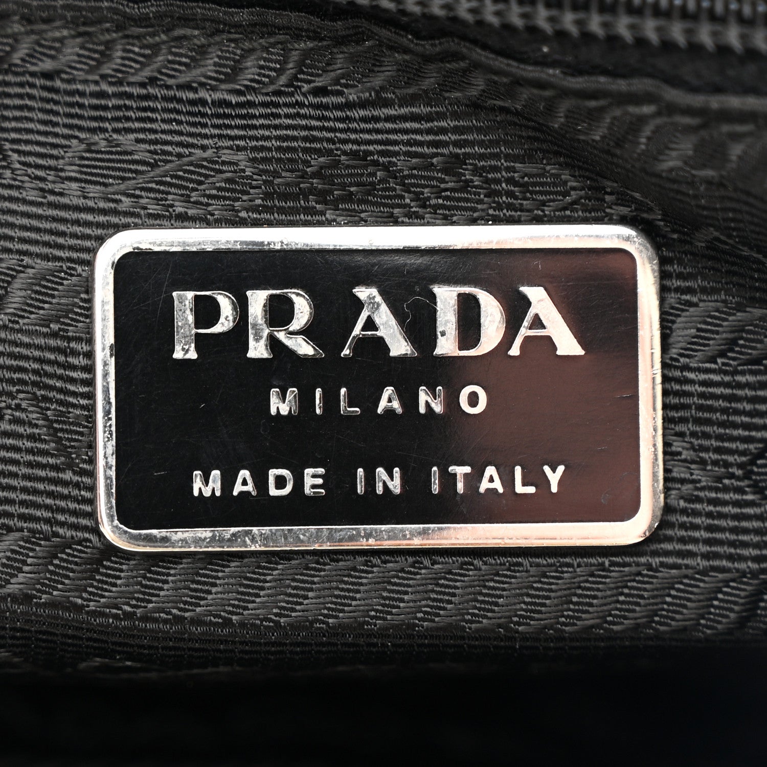 Prada Nylon Vela Medium Backpack Black 6 of 10