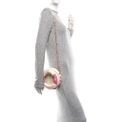 Chanel Lambskin Coco Lifesaver Round Bag Pink White 2 of 11