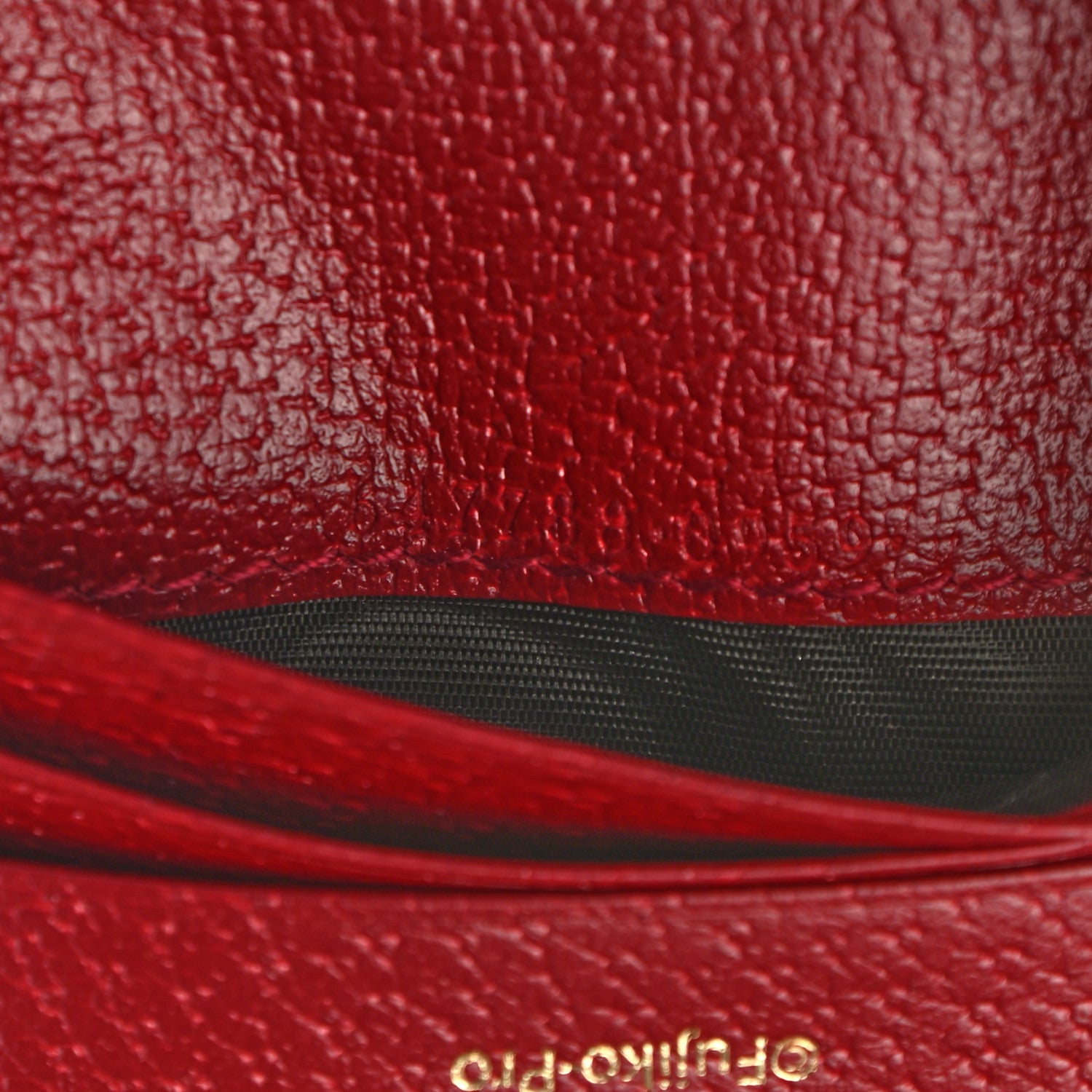 Gucci X DORAEMON Mini Vintage GG Supreme Monogram Card Case Wallet Beige Cherry Red 7 of 7