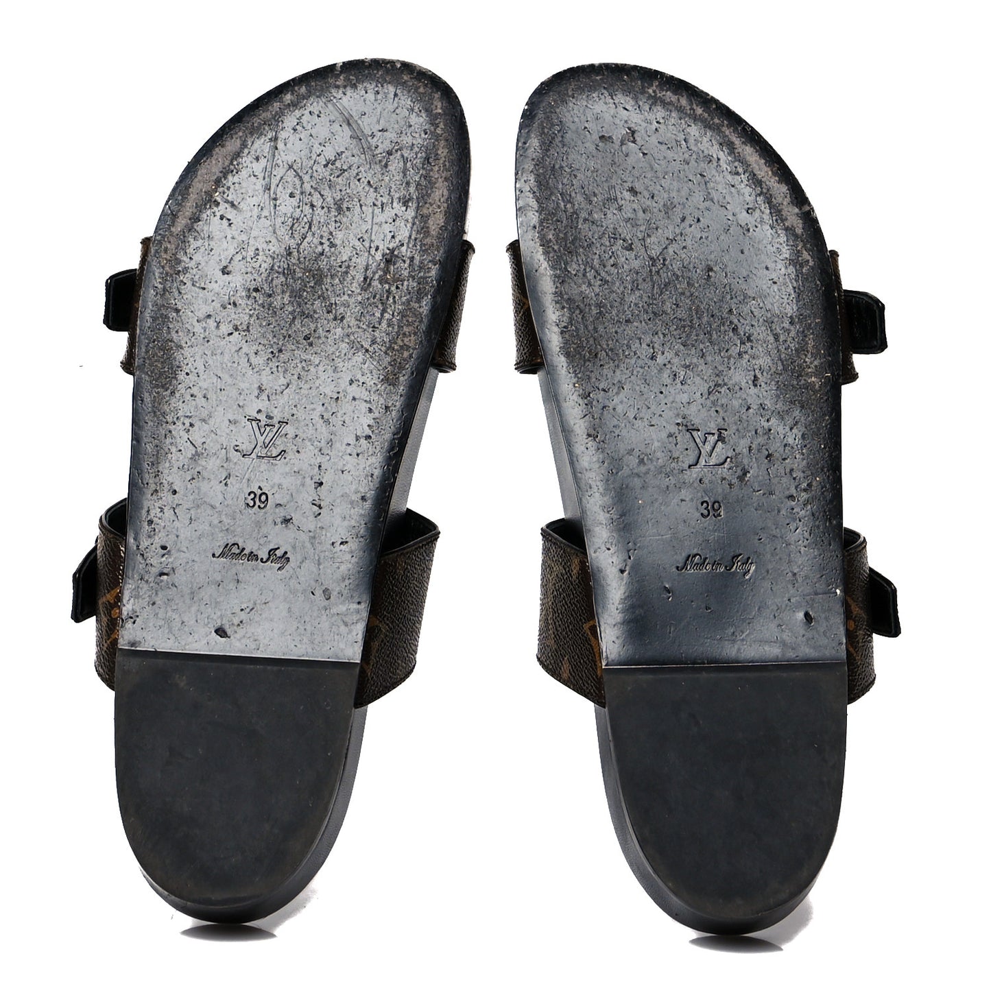 Monogram Bom Dia Mule Sandals 39 Black