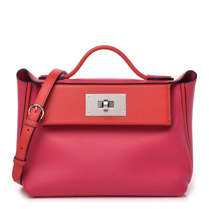 Hermes Evercolor Swift 24/24 21 Rose Mexico Rouge De Coeur 1 of 11