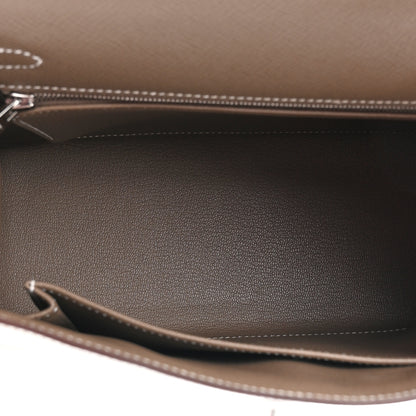 Hermes Epsom Kelly Sellier 25 Etoupe 5 of 11