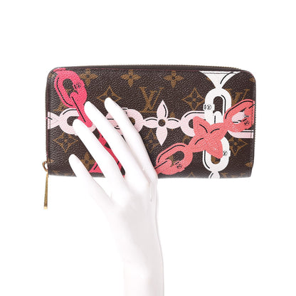 Louis Vuitton Monogram Bay Zippy Wallet Rose Ballerine Poppy 2 of 12