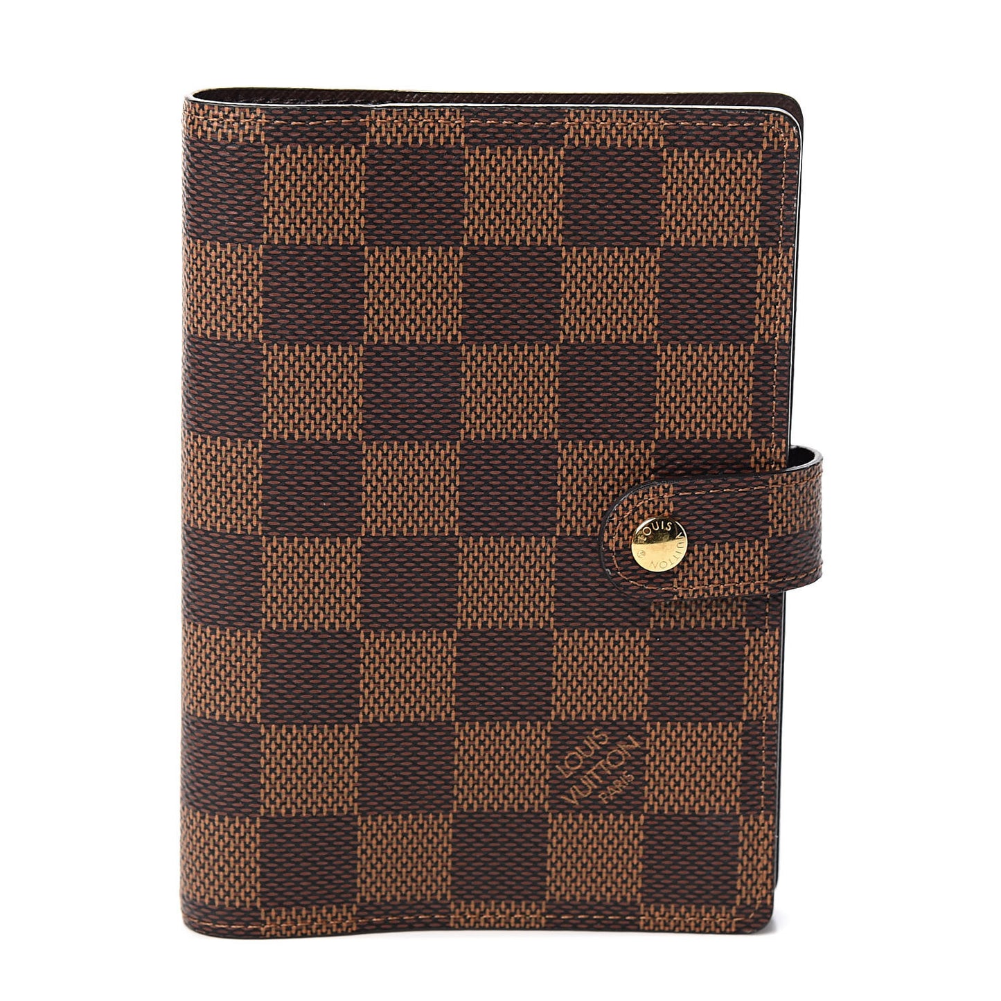 Damier Ebene Small Ring Agenda Cover