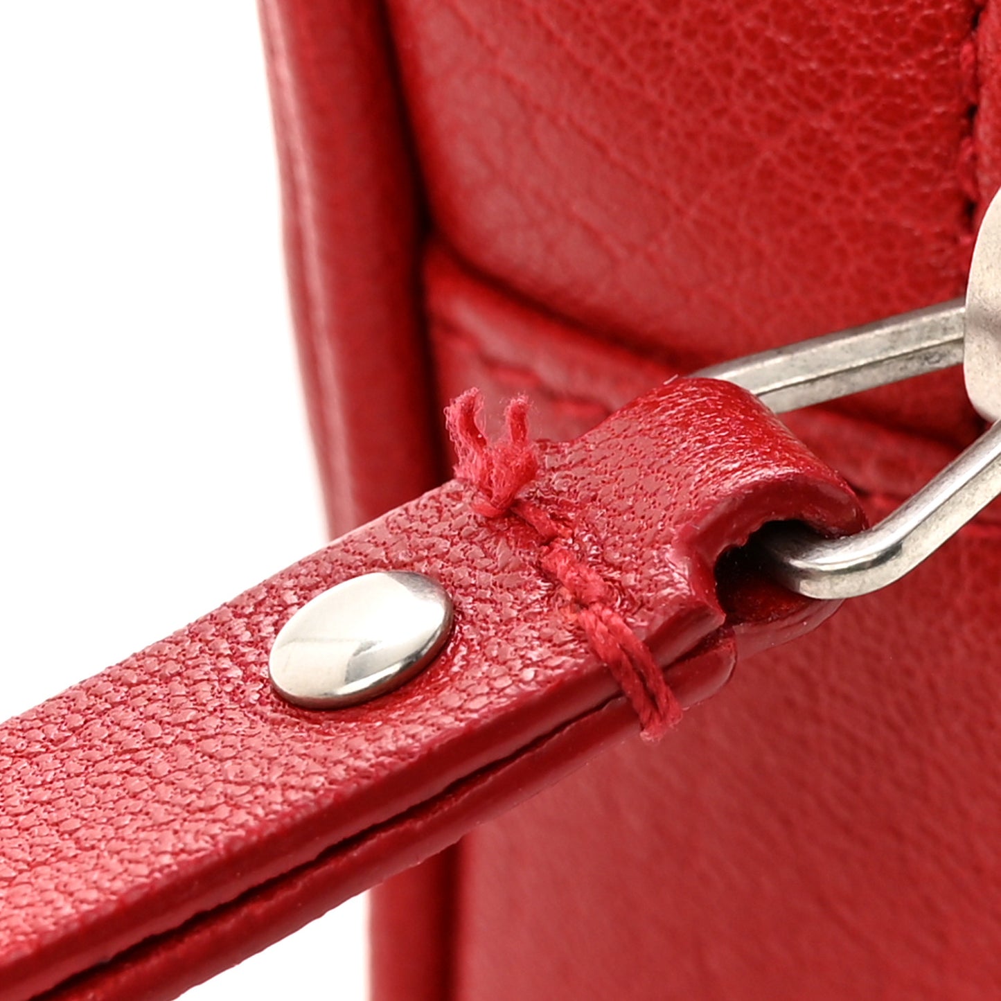 Lambskin Monogram Lou Belt Bag Red