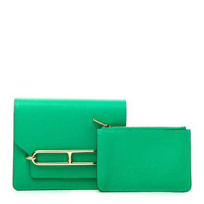Hermes Evercolor Roulis Slim Wallet Menthe 1 of 9