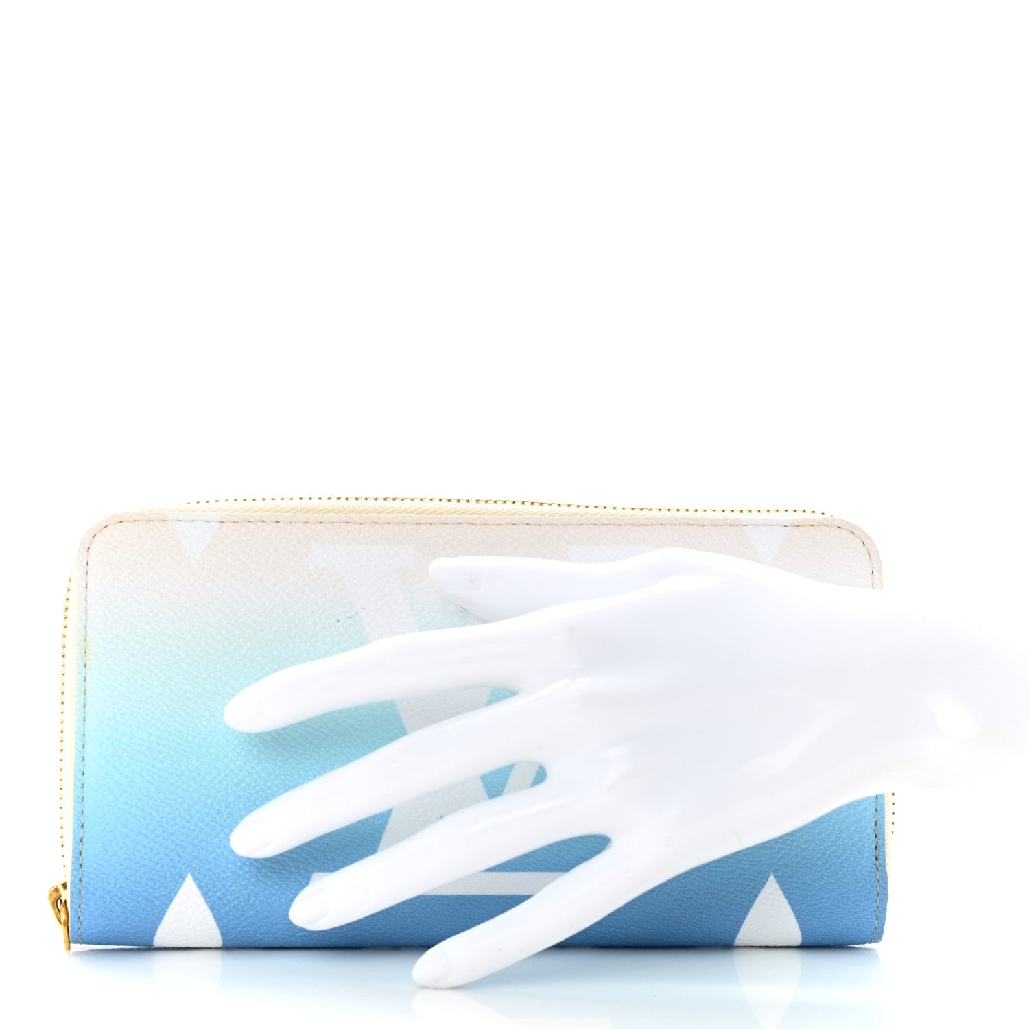 Louis Vuitton Monogram Giant By The Pool Zippy Wallet Blue 2 of 9