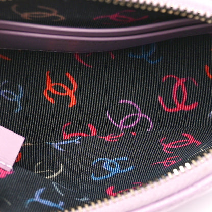 Chanel Caviar Quilted Clutch with Chain Light Purple 5 of 11