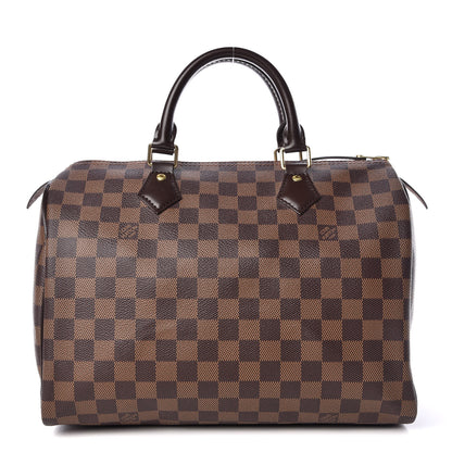 Louis Vuitton Damier Ebene Speedy 30 1 of 9