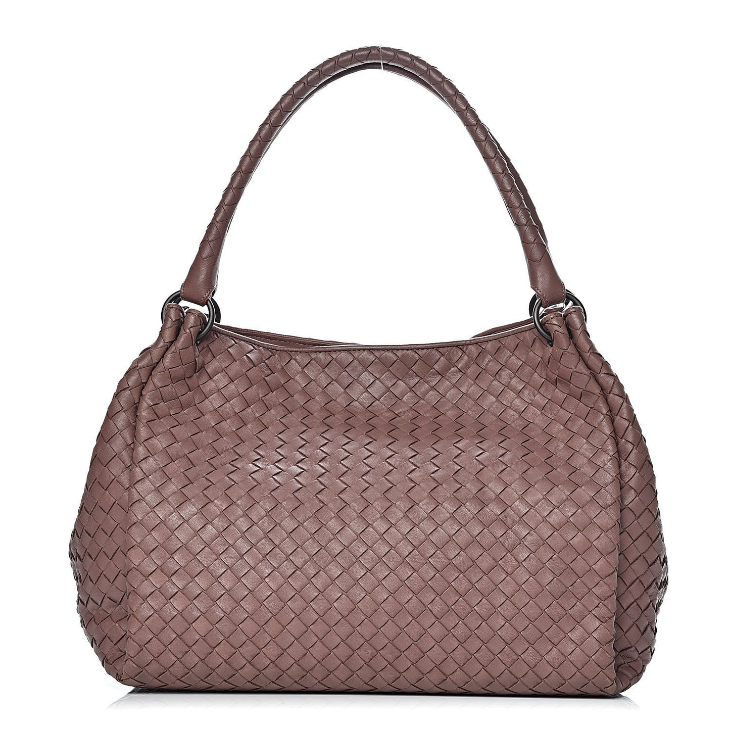 Nappa Intrecciato Parachute Bag Dark Deco Rose