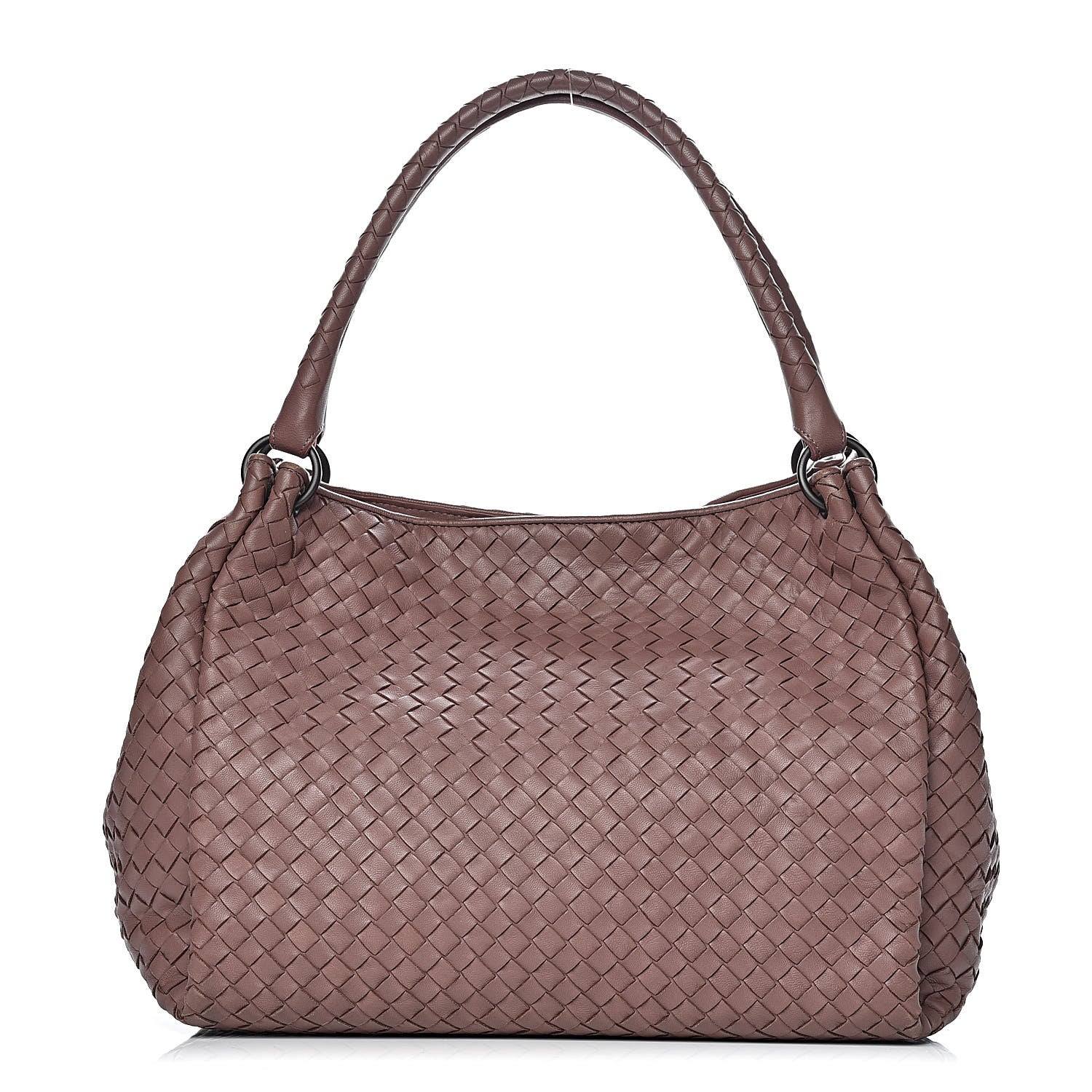 Bottega Veneta Nappa Intrecciato Parachute Bag Dark Deco Rose 1 of 17