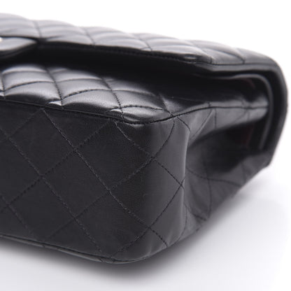 Chanel Lambskin Quilted Medium Double Flap Black 9 of 15