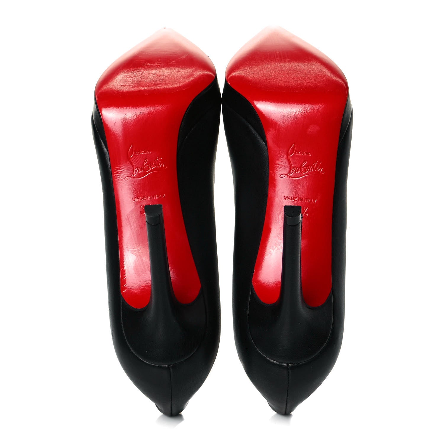 Christian Louboutin Nappa Pigalle Plato 100 Pumps 35.5 Black 8 of 12