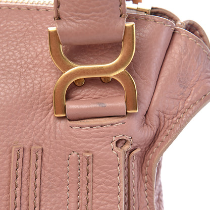 Chloe Calfskin Medium Marcie Satchel Anemone Pink 11 of 19