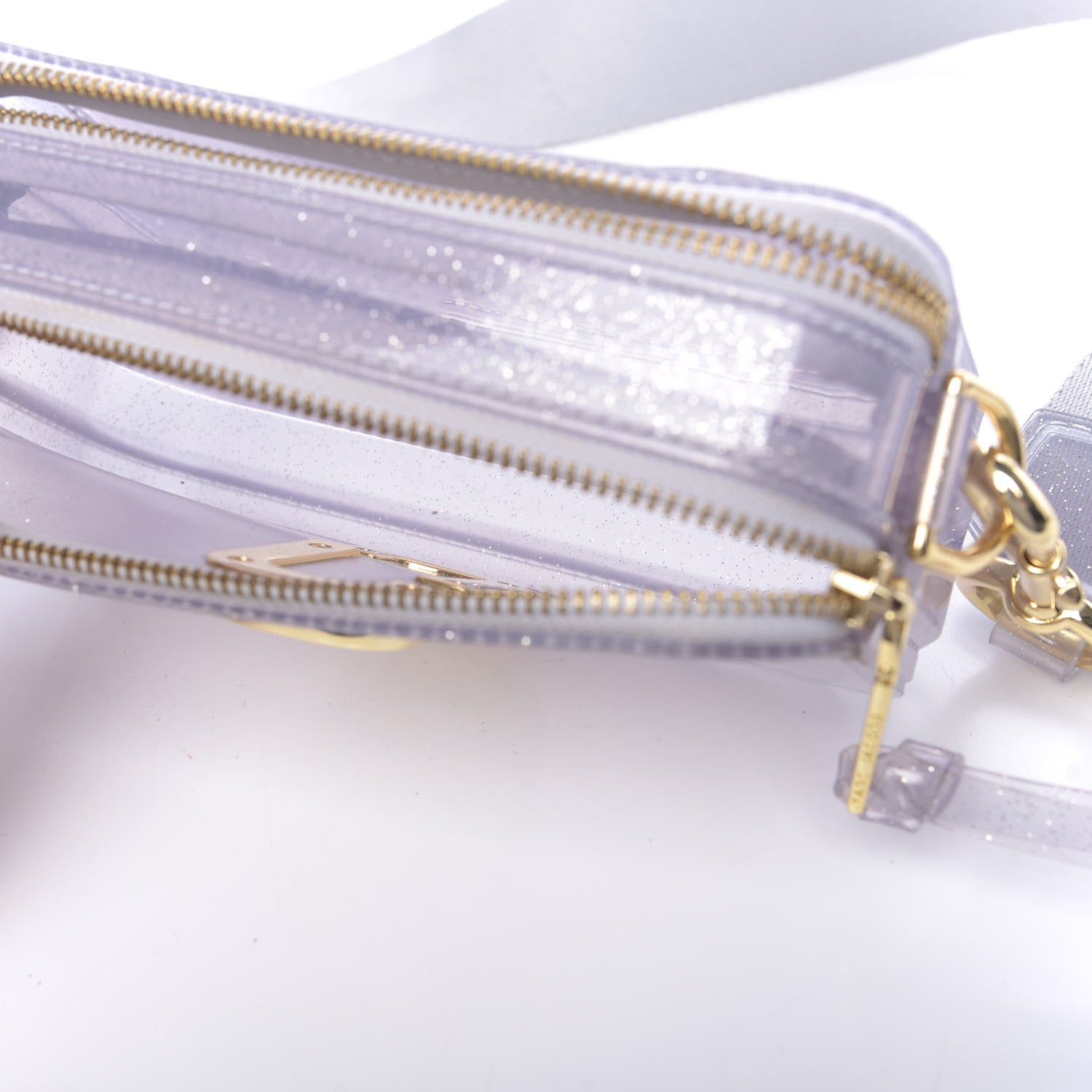 Marc Jacobs Jelly Glitter Small Snapshot Camera Bag Silver Multi 6 of 13