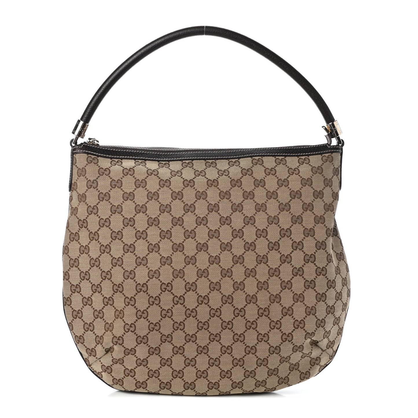 Monogram Hobo Dark Brown