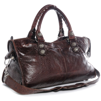 Balenciaga Agneau Giant 21 Silver Hardware Part Time Mogano 3 of 7