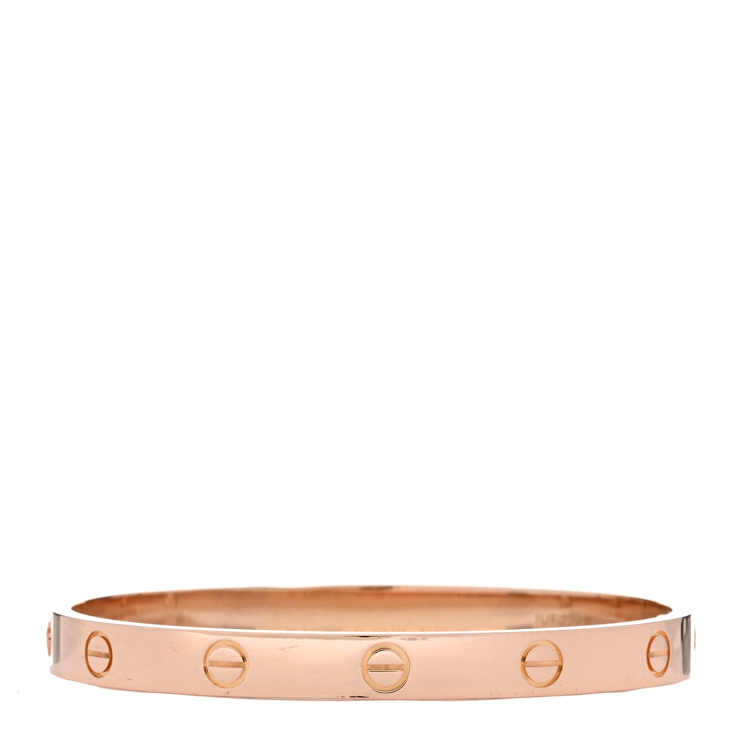 Cartier 18K Pink Gold LOVE Bracelet 17 2 of 3