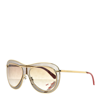 Louis Vuitton Aviator Sunglasses Z0905U Gold 1 of 8