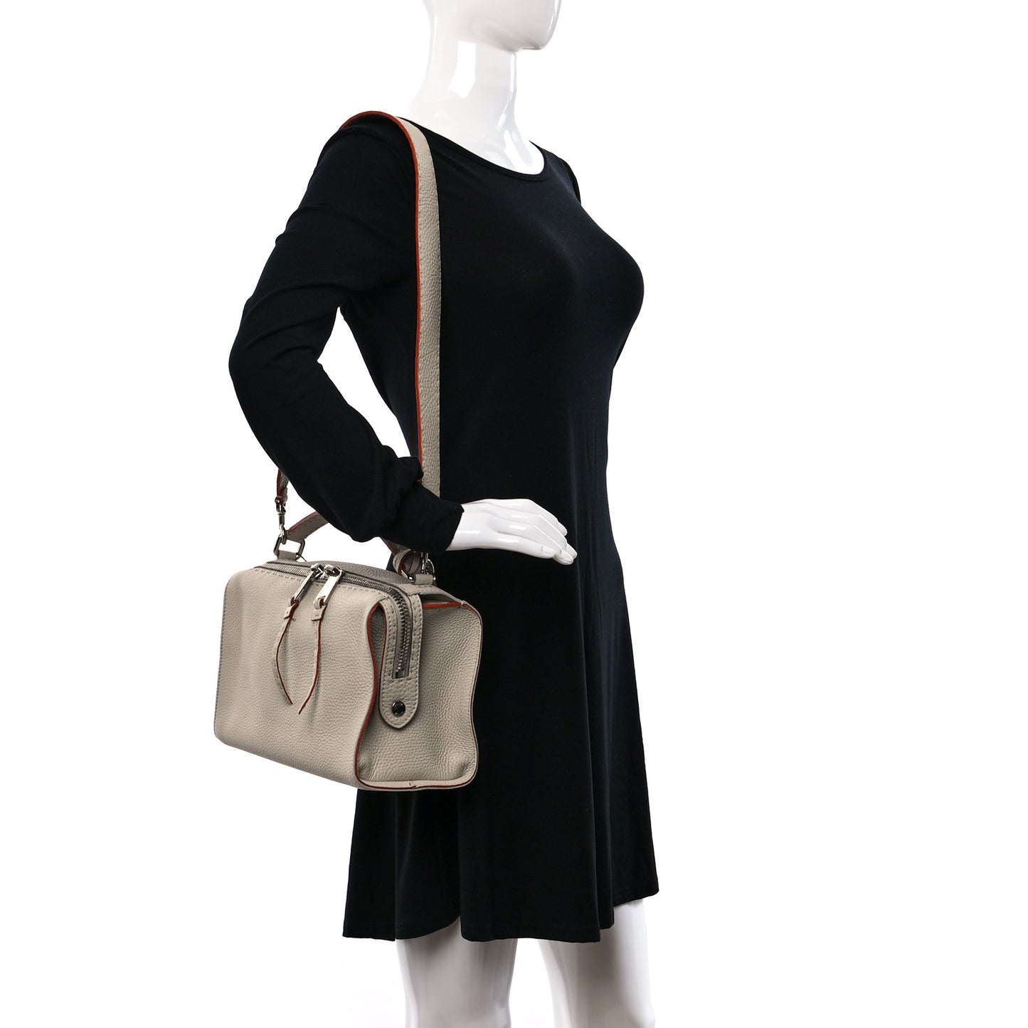 Cuoio Romano Selleria Lei Boston Tote Latte