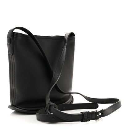 Delvaux Calfskin Mini Pin Allure Bucket Black 3 of 9