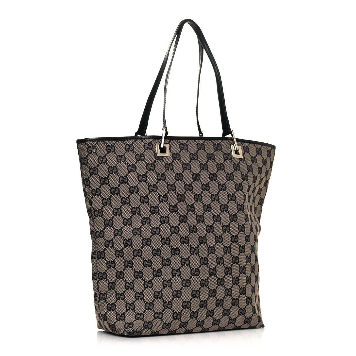 Monogram Large Bucket Tote Black