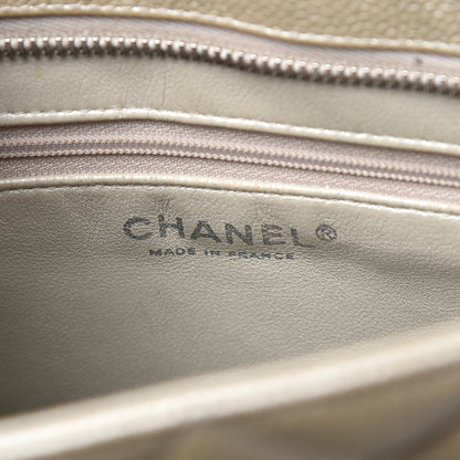 Chanel Caviar Quilted Medallion Tote Pearl 6 of 21