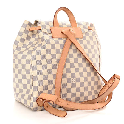Louis Vuitton Damier Azur Sperone Backpack 3 of 10