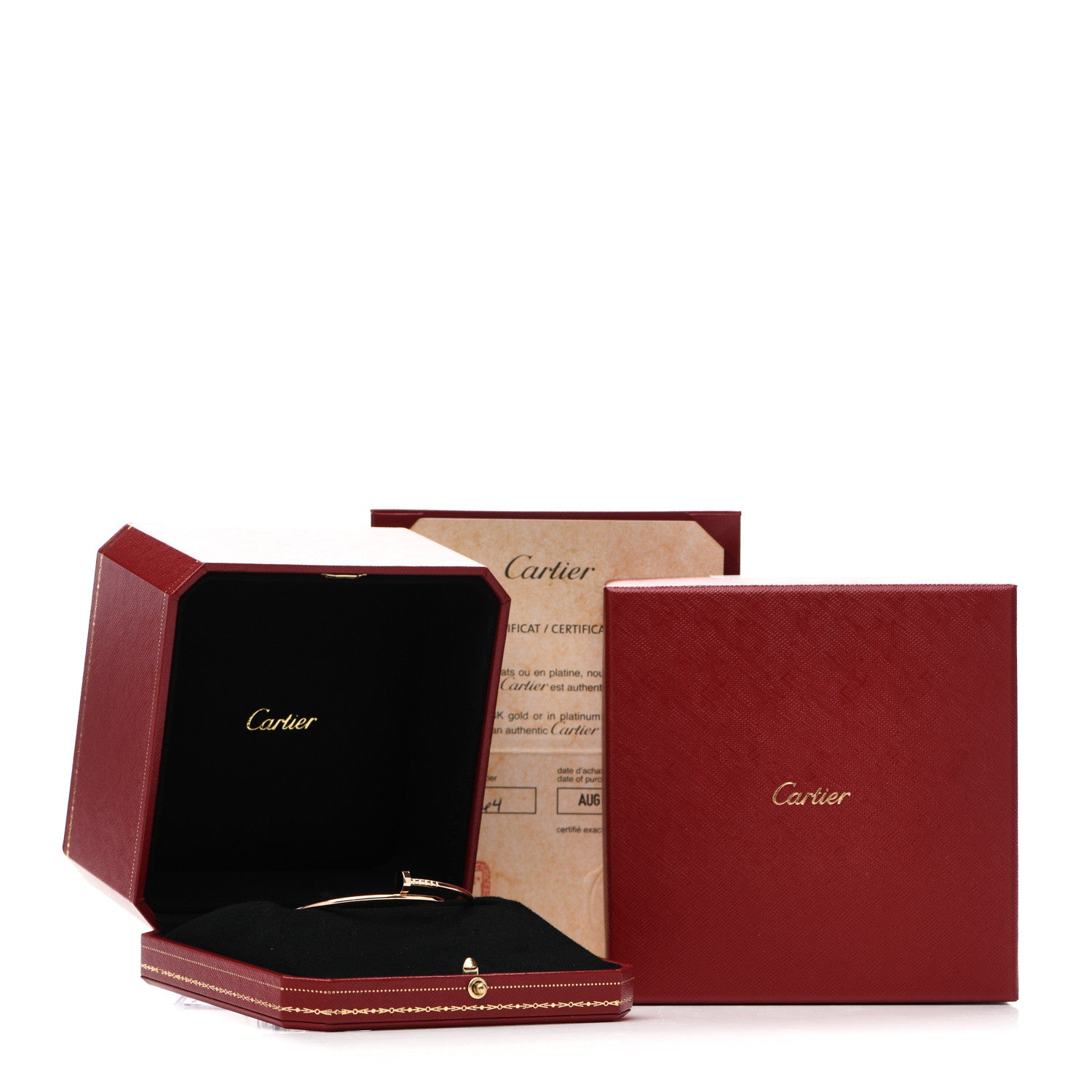 Cartier 18K Pink Gold Small Juste Un Clou Bracelet 17 4 of 4