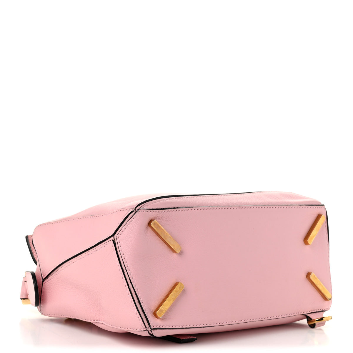 Calfskin Small Puzzle Bag Pastel Pink