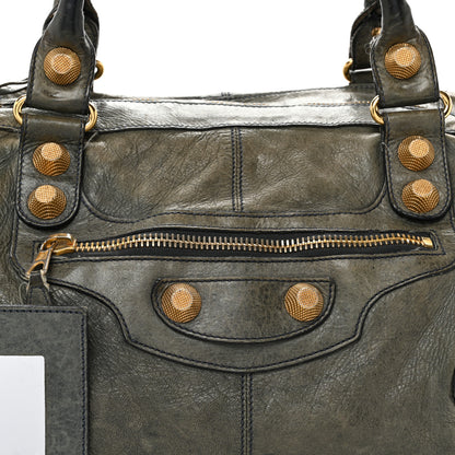 Balenciaga Agneau Giant 21 Gold Hardware Work Anthracite 9 of 14