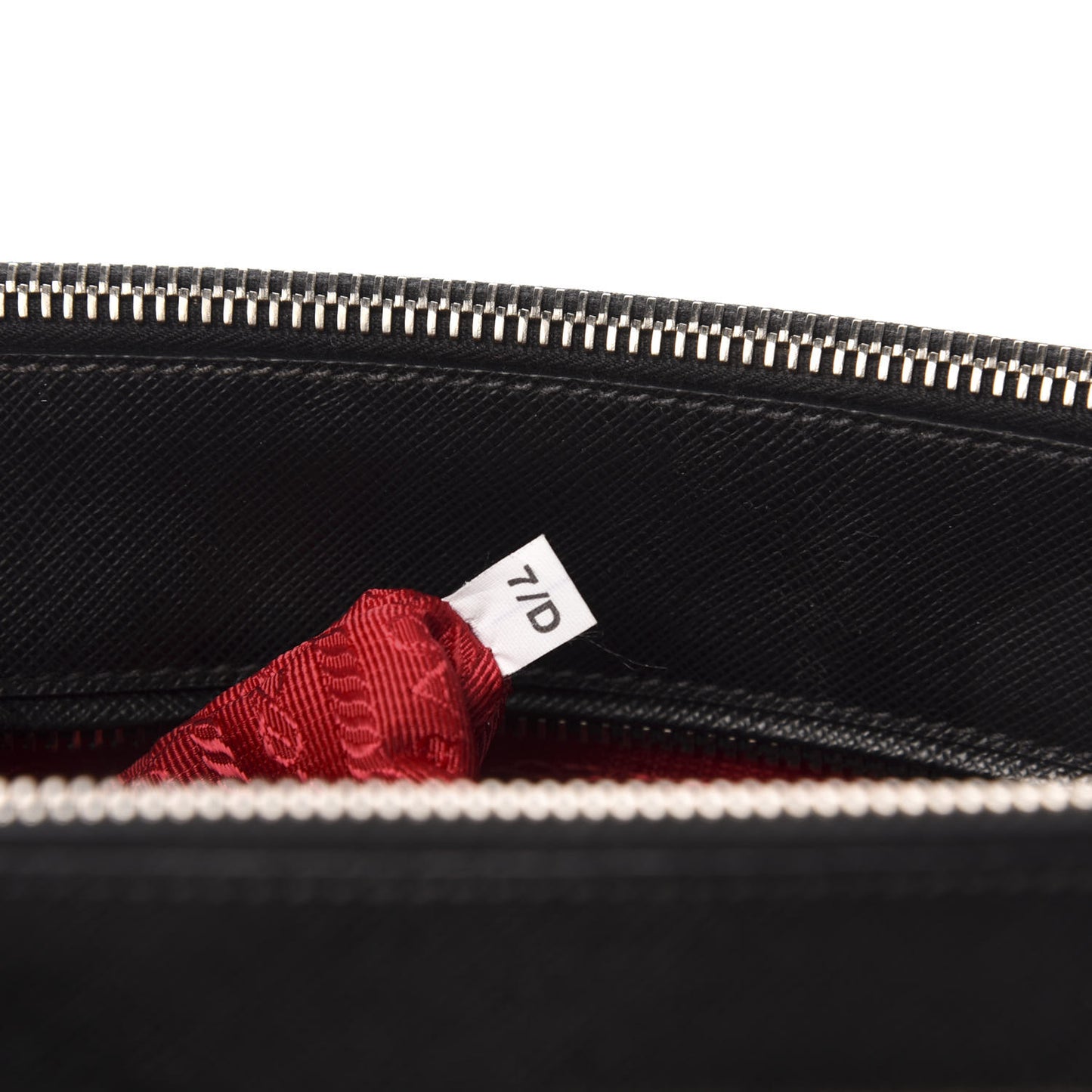 Saffiano Mini Galleria Double Zip Tote Black Talco