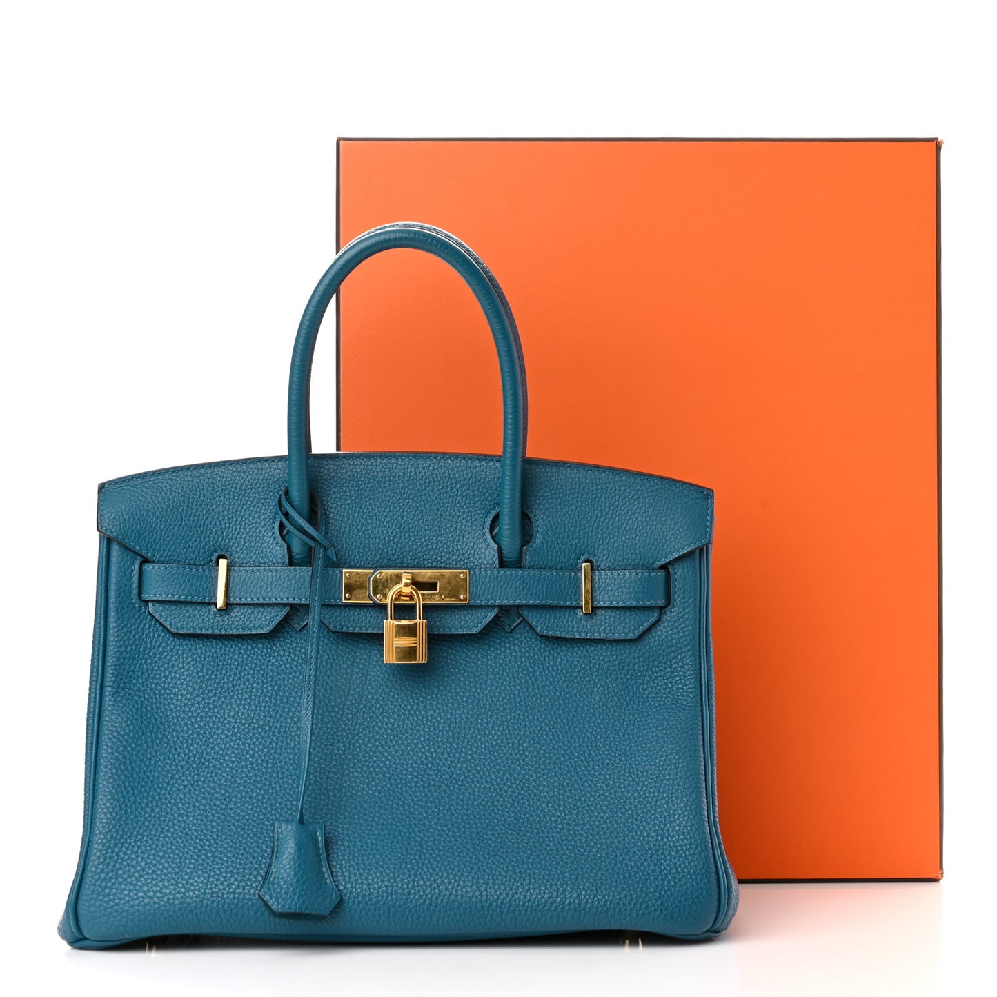Togo Birkin 30 Bleu Izmir