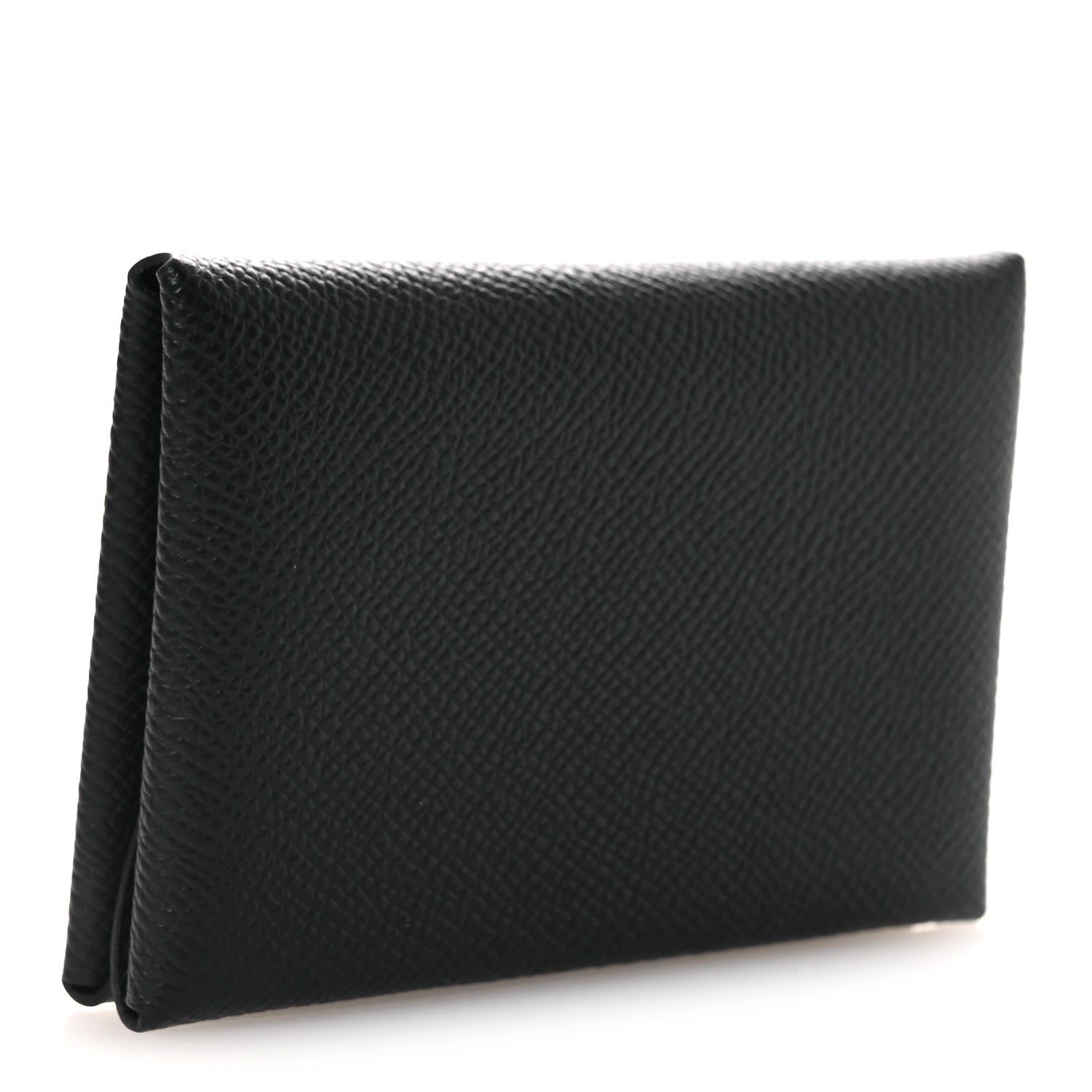 Hermes Epsom Calvi Duo Card Case Black 3 of 8