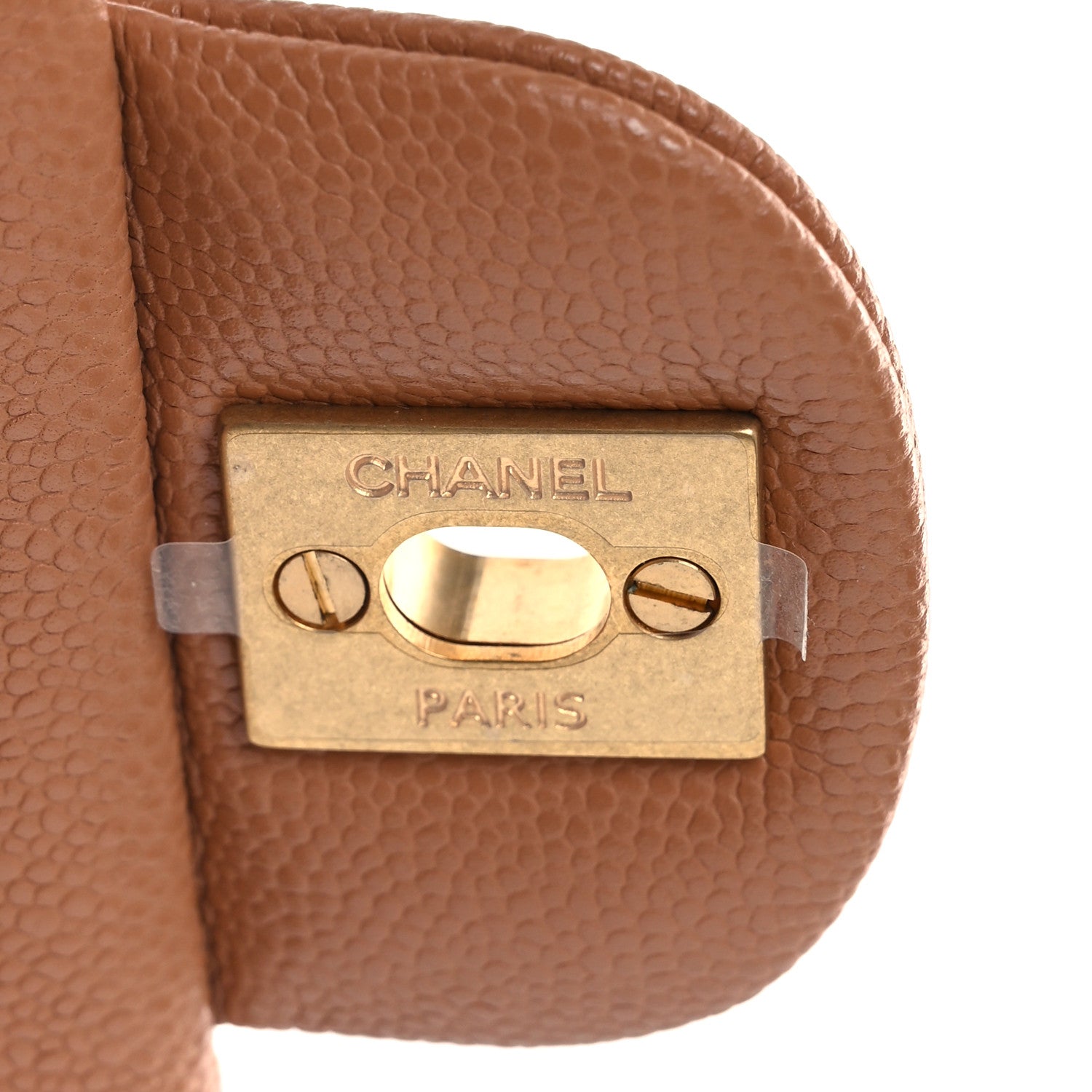 Chanel Caviar Quilted Mini Handy CC Flap Camel 11 of 14