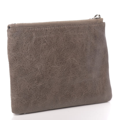 Balenciaga Agneau Giant 12 Silver Hardware M Porte-Monnaie Coin Purse Sahara 3 of 8