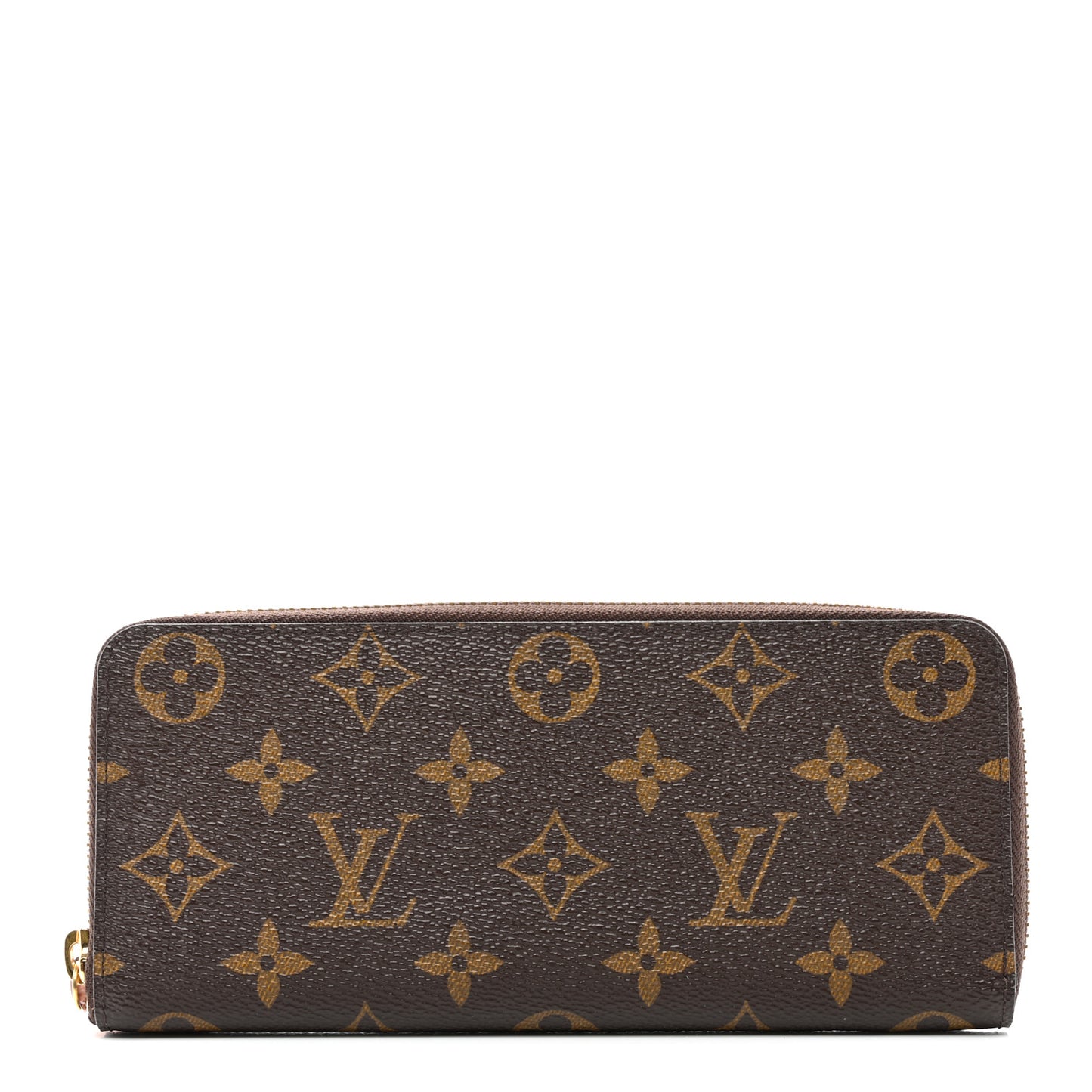 Monogram Clemence Wallet Rose Ballerine