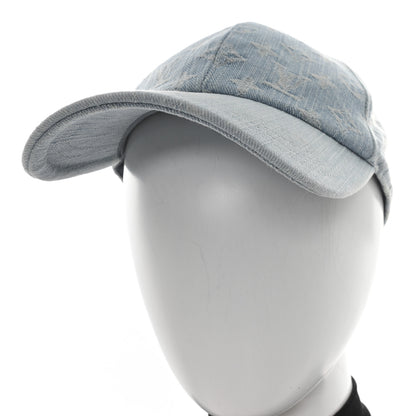 Louis Vuitton Monogram Denim Cap L Blue 2 of 10