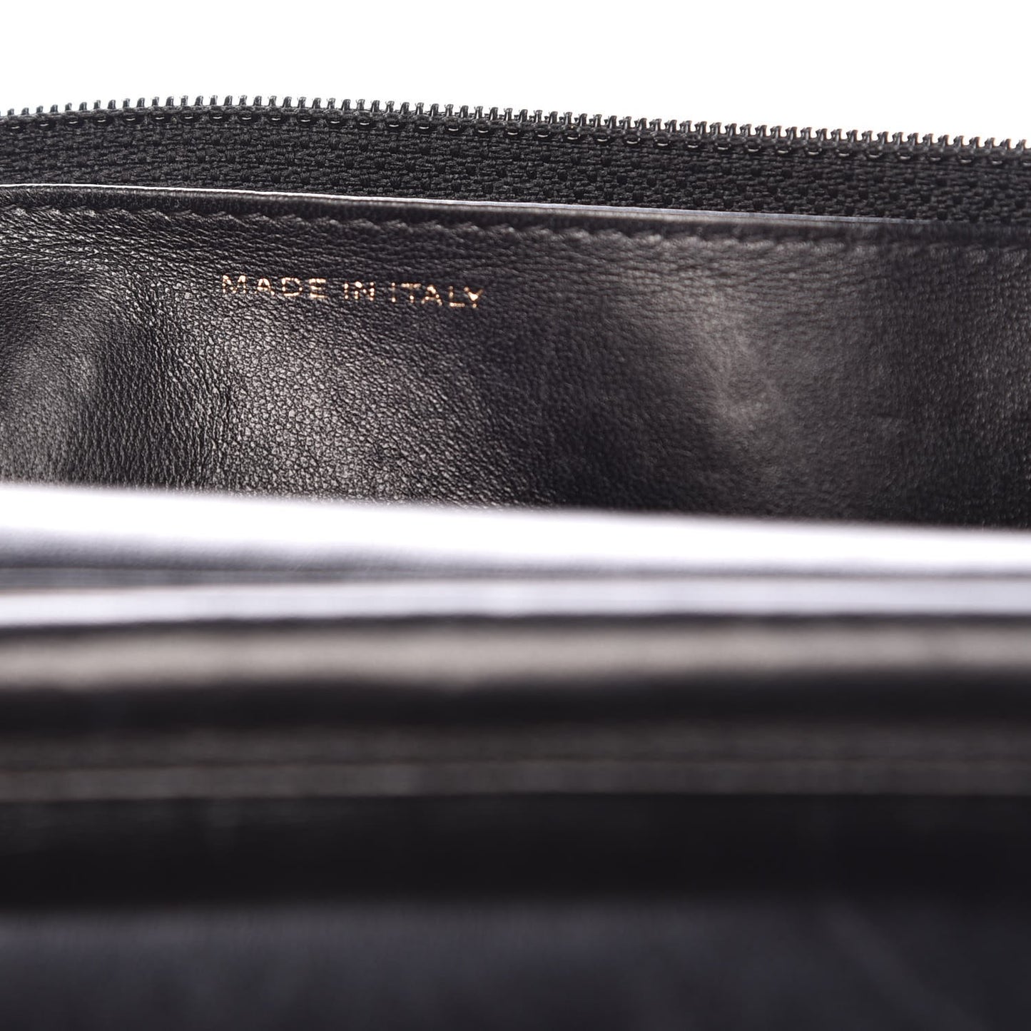 Velvet Quilted Wallet On Chain WOC Black