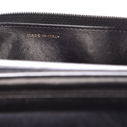 Chanel Velvet Quilted Wallet On Chain WOC Black 7 of 8