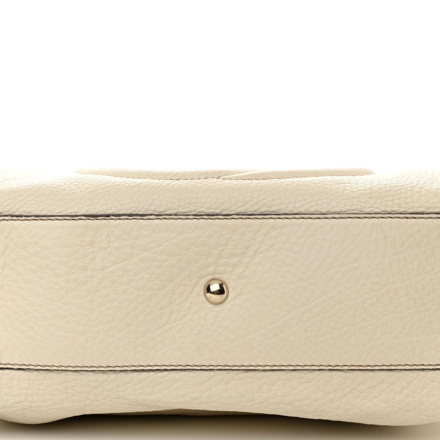 Gucci Pebbled Calfskin Small Soho Top Handle Bag Off White 11 of 14