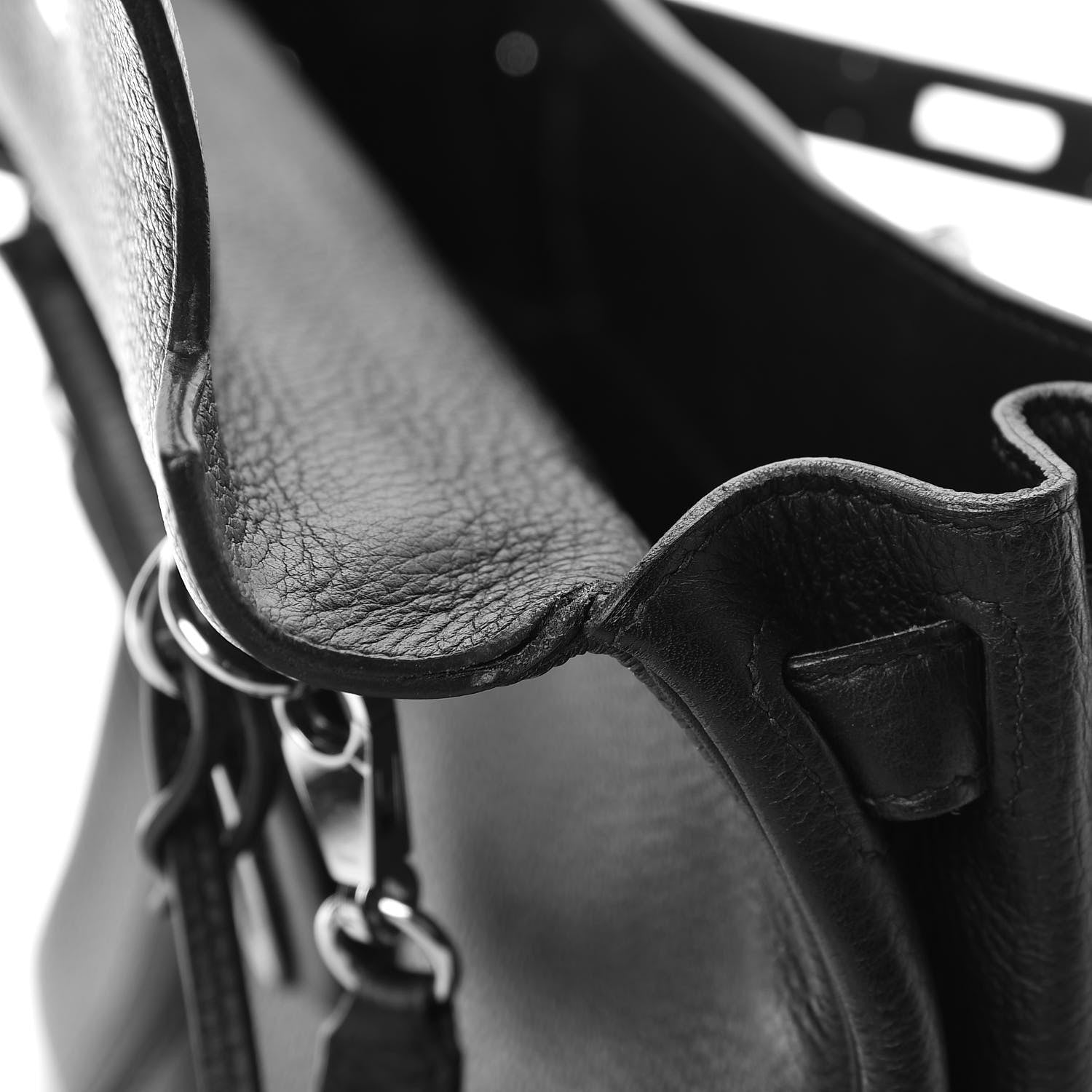 Hermes Taurillon Clemence Kelly Retourne 28 Black 23 of 45