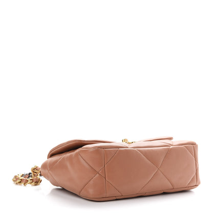 Chanel Lambskin Quilted Medium Chanel 19 Flap Brown 4 of 12