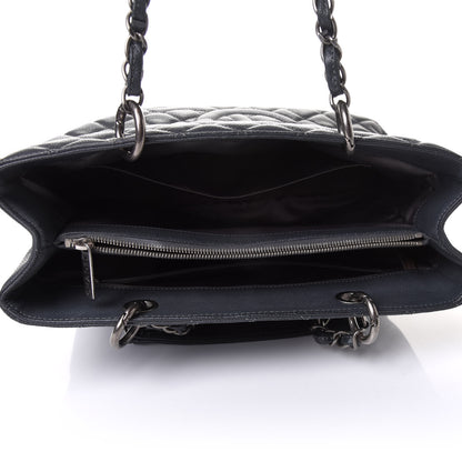 Chanel Caviar Quilted Grand Shopping Tote GST Grey 5 of 12