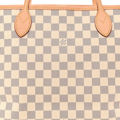 Louis Vuitton Damier Azur Neo Neverfull MM Rose Ballerine 10 of 12