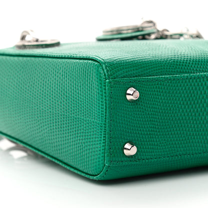 Christian Dior Lizard Swarovski Crystal Mini Lady Dior Green 8 of 12