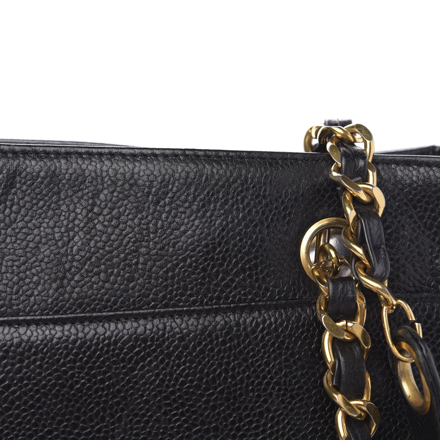 Chanel Caviar CC Shoulder Bag Black 13 of 14