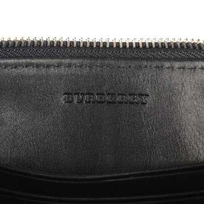 Burberry Mega Check Peyton Crossbody Clutch Bag Black 6 of 8