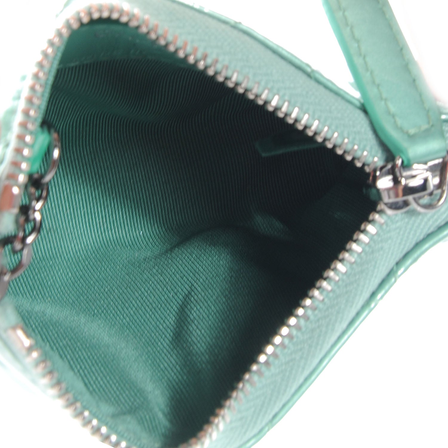 Chanel Patent Key Holder Case Green 5 of 8